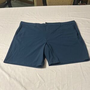 Men's Classic Navy Flat Front Shorts